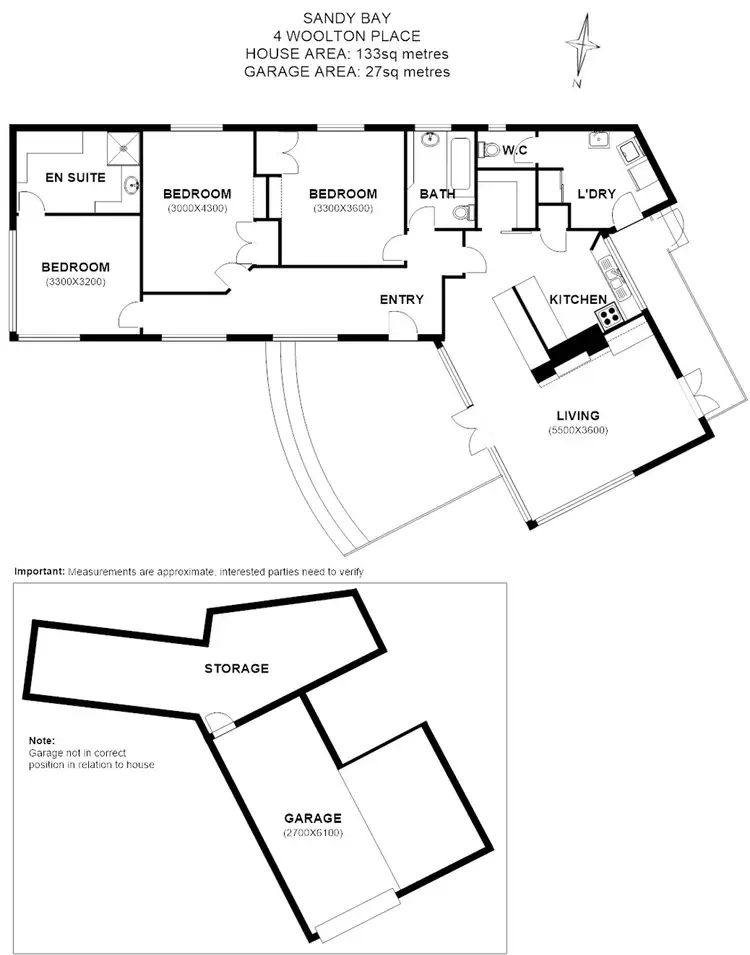 Floorplan of Homely house listing, 4 Woolton Place, Sandy Bay TAS 7005