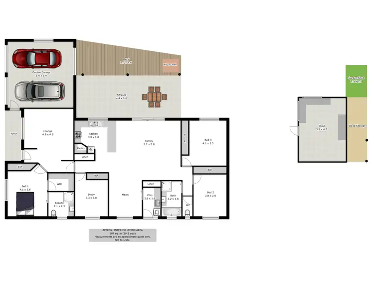 Floorplan of Homely house listing, 35 Prendergast Street, Wodonga VIC 3690