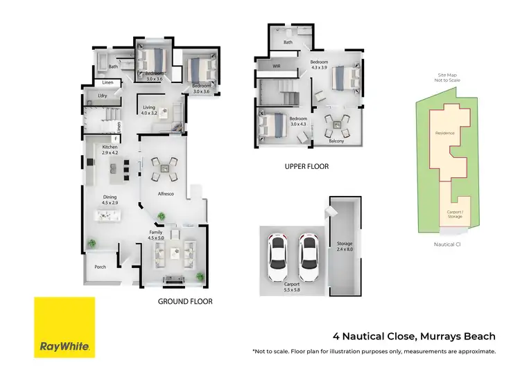 Floorplan of Homely house listing, 4 Nautical Close, Murrays Beach NSW 2281