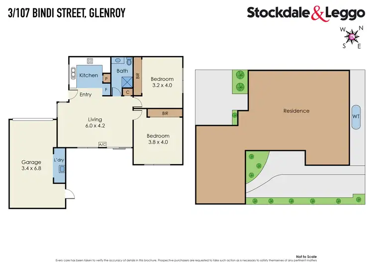Floorplan of Homely unit listing, 3/107 Bindi Street, Glenroy VIC 3046