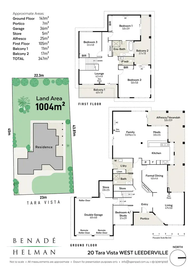 Floorplan of Homely house listing, 20 Tara Vista, West Leederville WA 6007