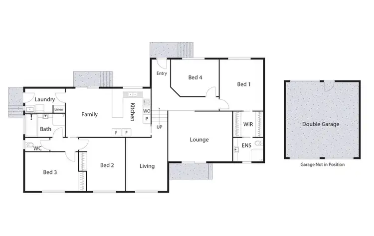 Floorplan of Homely house listing, 1 Gratton Place, Isaacs ACT 2607