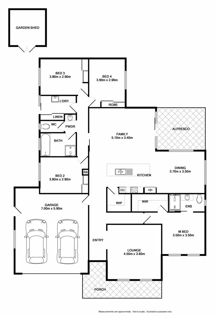 Floorplan of Homely house listing, 17 Kirby Drive, Killara VIC 3691