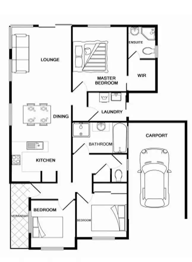 Floorplan of Homely house listing, 2 Windsor Place, Forest Lake QLD 4078
