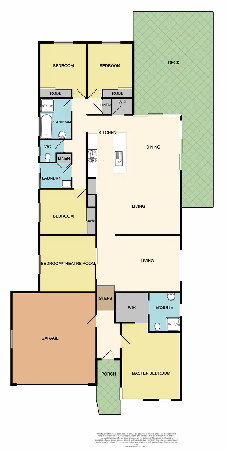 Floorplan of Homely house listing, 6 Koppie Close, Raworth NSW 2321