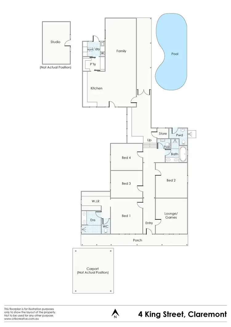 Floorplan of Homely house listing, 4 King Street, Claremont WA 6010