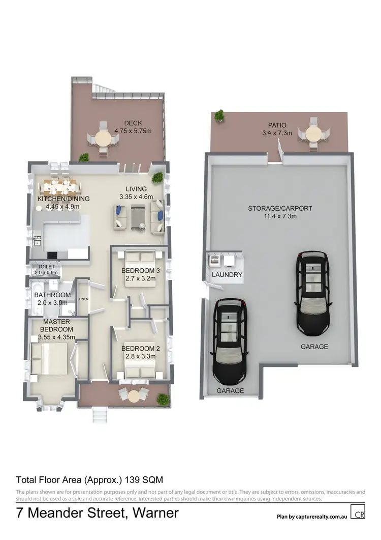 Floorplan of Homely house listing, 7 Meander Street, Warner QLD 4500