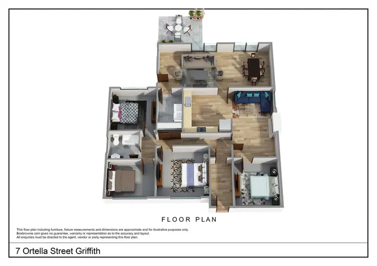 Floorplan of Homely house listing, 7 Ortella Street, Griffith NSW 2680