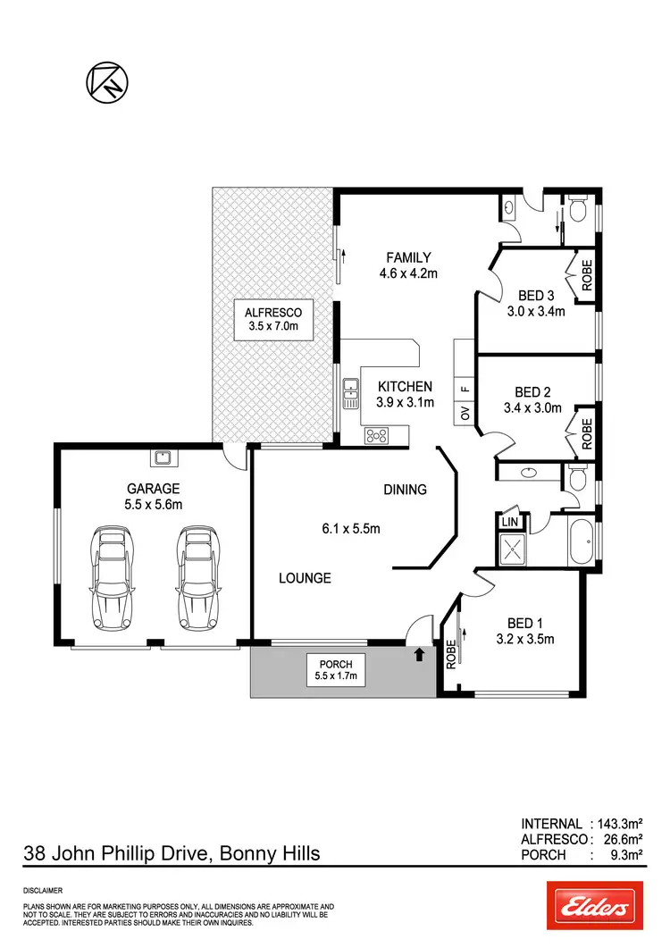 Floorplan of Homely house listing, 38 John Phillip Drive, Bonny Hills NSW 2445