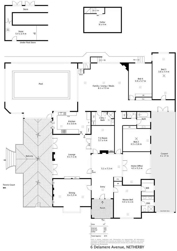 Floorplan of Homely house listing, 6 Delamere Avenue, Netherby SA 5062