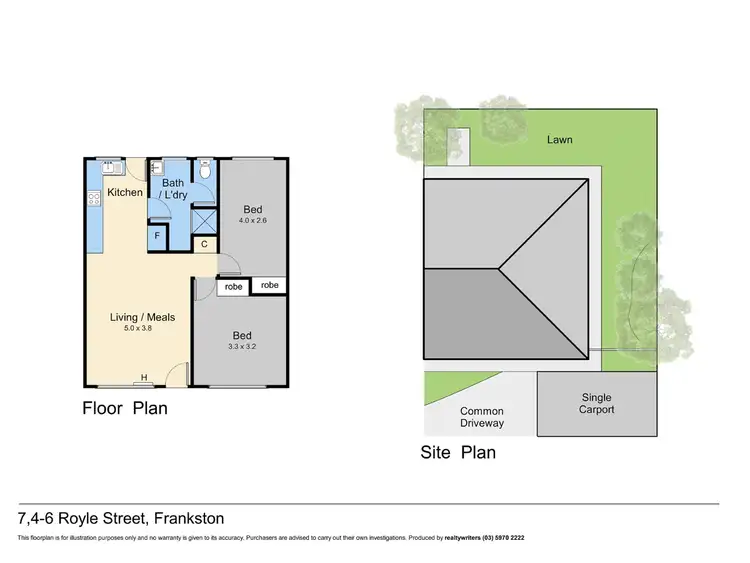 Floorplan of Homely unit listing, 7/4-6 Royle Street, Frankston VIC 3199