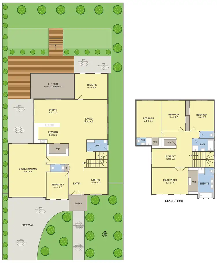 Floorplan of Homely house listing, 32 Adderley Drive, Greenvale VIC 3059