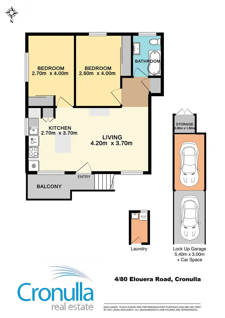 Floorplan of Homely apartment listing, 4/80 Elouera Road,, Cronulla NSW 2230