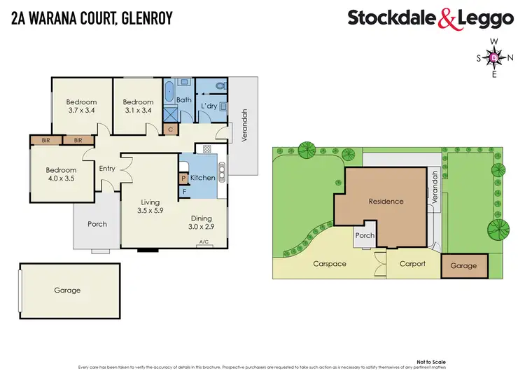 Floorplan of Homely house listing, 2A Warana Court, Glenroy VIC 3046