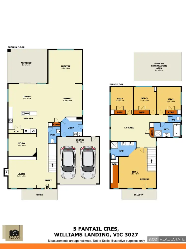 Floorplan of Homely house listing, 5 Fantail Crescent, Williams Landing VIC 3027