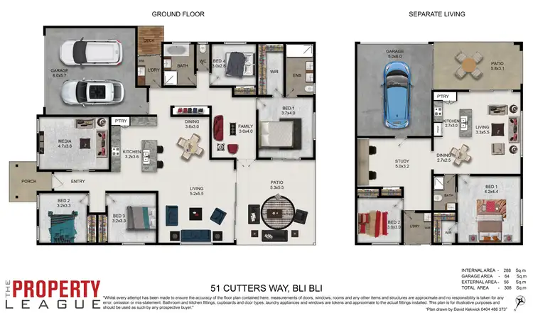 Floorplan of Homely house listing, 51 Cutters Way, Bli Bli QLD 4560