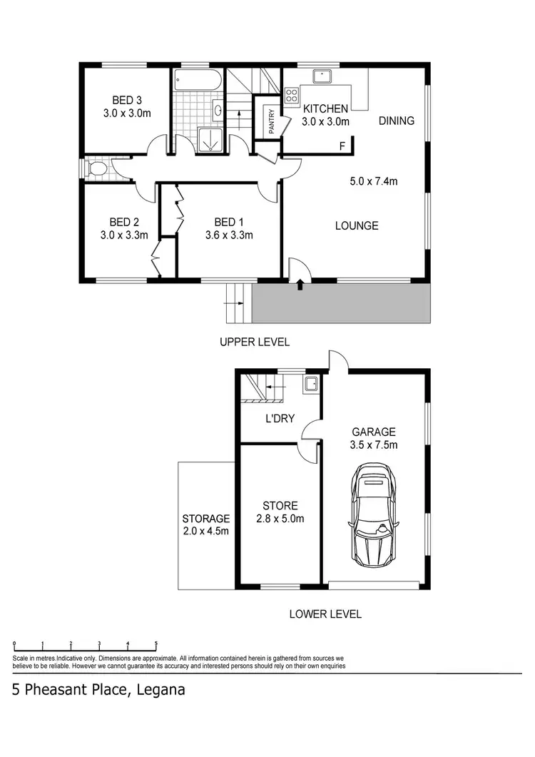 Floorplan of Homely house listing, 5 Pheasant Place, Legana TAS 7277