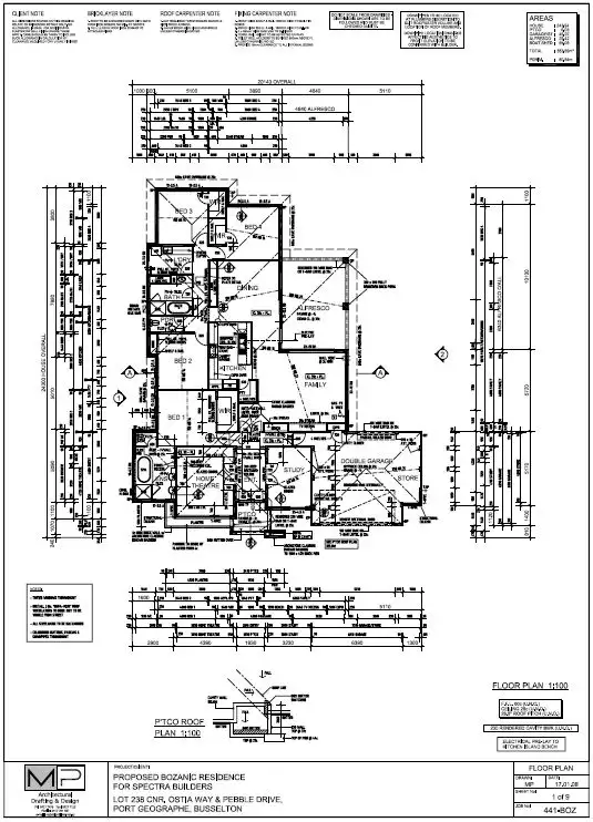 Floorplan of Homely house listing, 5 Ostia Way, Geographe WA 6280