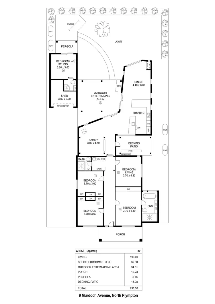 Floorplan of Homely house listing, 9 Murdoch Ave, North Plympton SA 5037
