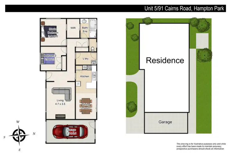 Floorplan of Homely house listing, 5/91 Cairns Road, Hampton Park VIC 3976