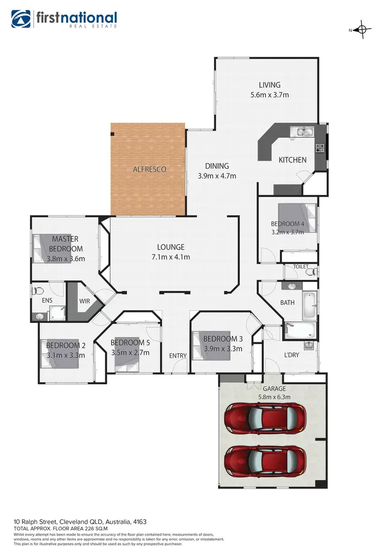 Floorplan of Homely house listing, 10 Ralph Street, Cleveland QLD 4163