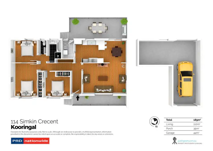 Floorplan of Homely house listing, 114 Simkin Crescent, Kooringal NSW 2650