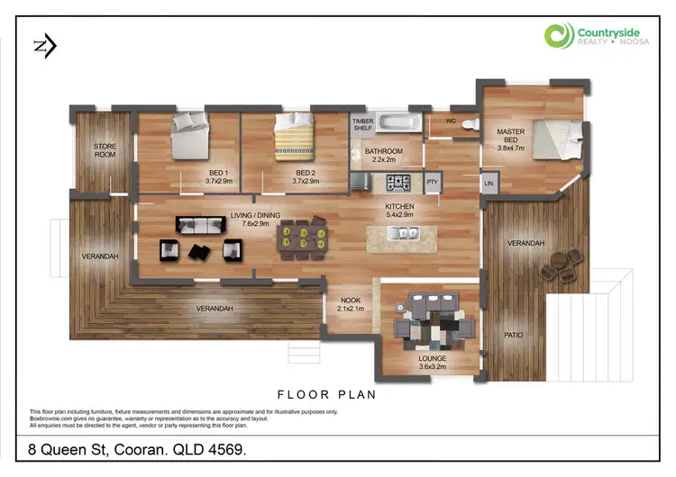 Floorplan of Homely house listing, 8 Queen St, Cooran QLD 4569