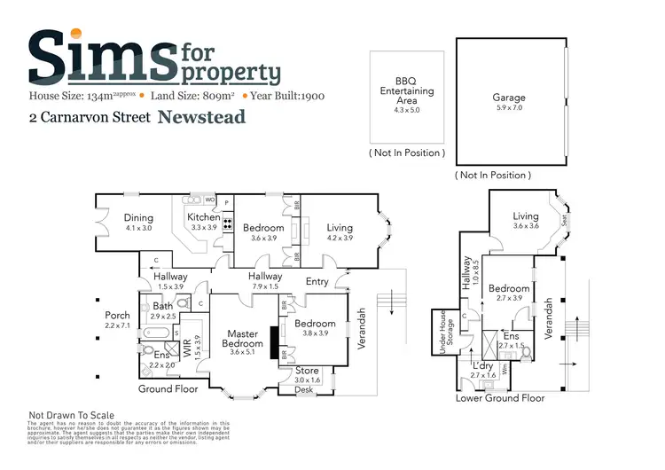 Floorplan of Homely house listing, 2 Carnarvon Street, Newstead TAS 7250
