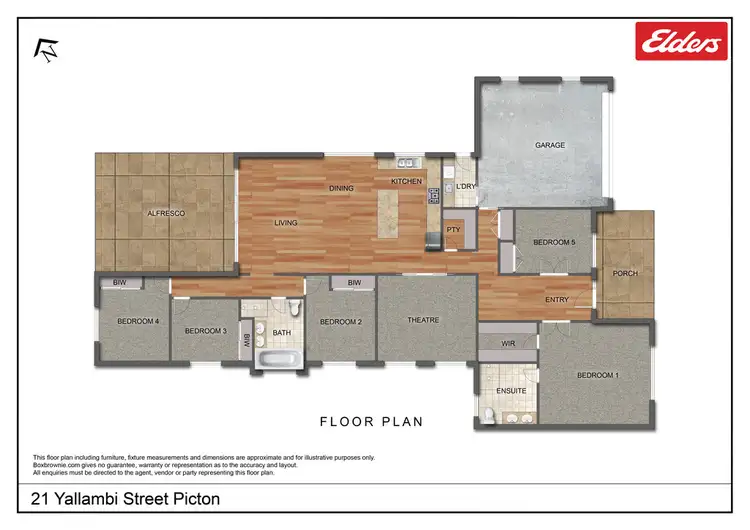 Floorplan of Homely house listing, 21 Yallambi Street, Picton NSW 2571