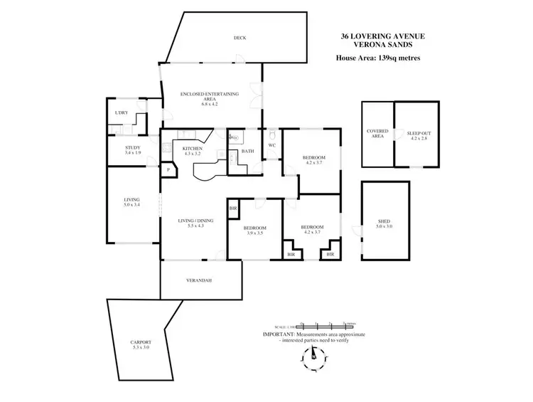Floorplan of Homely house listing, 36 Lovering, Verona Sands TAS 7112