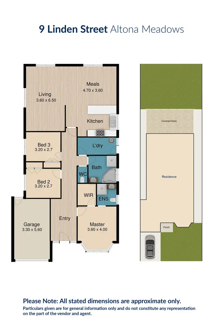 Floorplan of Homely house listing, 9 Linden Street, Altona Meadows VIC 3028