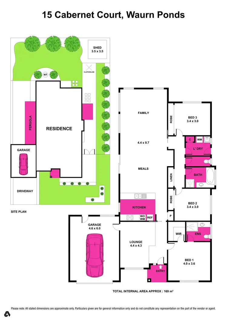 Floorplan of Homely house listing, 15 Cabernet Court, Waurn Ponds VIC 3216