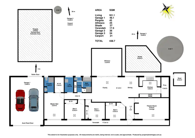 Floorplan of Homely house listing, 28 Ashwell Road, Wasleys SA 5400