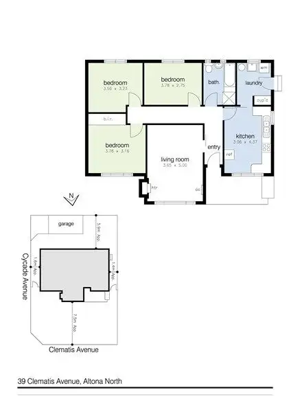 Floorplan of Homely house listing, 39 Clematis Avenue, Altona North VIC 3025
