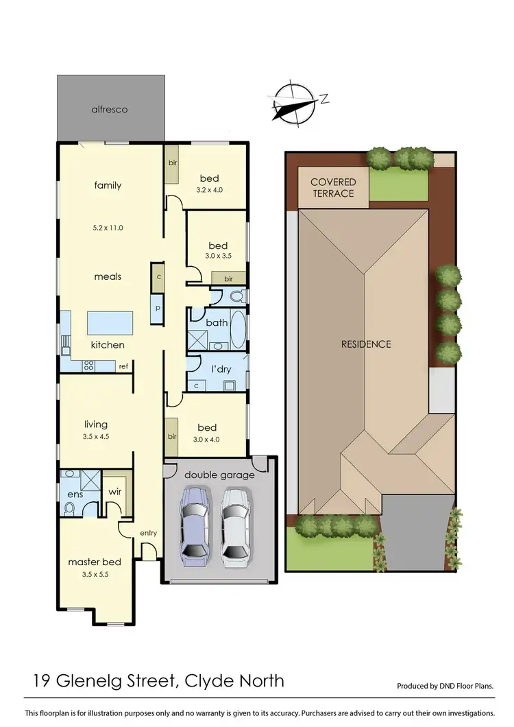Floorplan of Homely house listing, 19 Glenelg Street, Clyde North VIC 3978