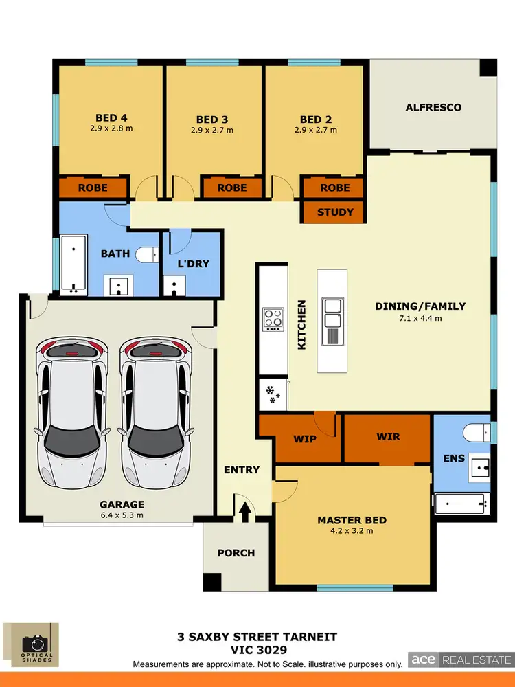 Floorplan of Homely house listing, 3 Saxby Street, Tarneit VIC 3029