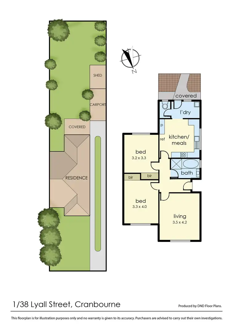 Floorplan of Homely house listing, 1/38 Lyall Street, Cranbourne VIC 3977