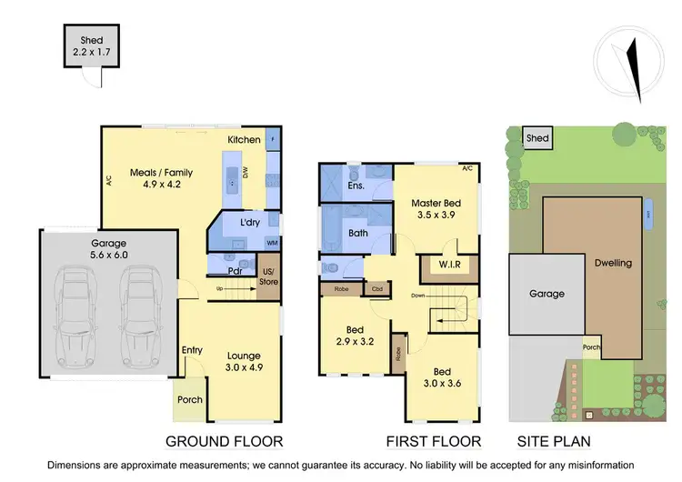 Floorplan of Homely townhouse listing, 1E Sinclair Road, Bayswater VIC 3153