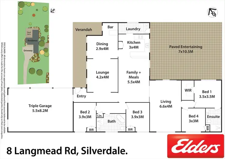 Floorplan of Homely house listing, 8 Langmead Road, Silverdale NSW 2752