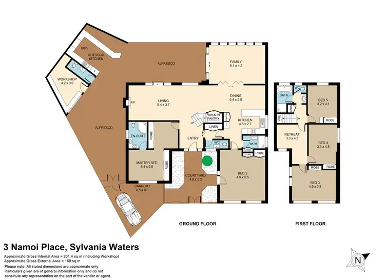Floorplan of Homely house listing, 3 Namoi Place, Sylvania Waters NSW 2224