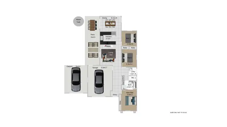 Floorplan of Homely house listing, 19 Highmead Drive, Brassall QLD 4305