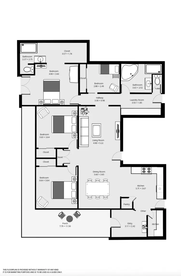 Floorplan of Homely house listing, 260 Zeerust Church Road, Zeerust VIC 3634