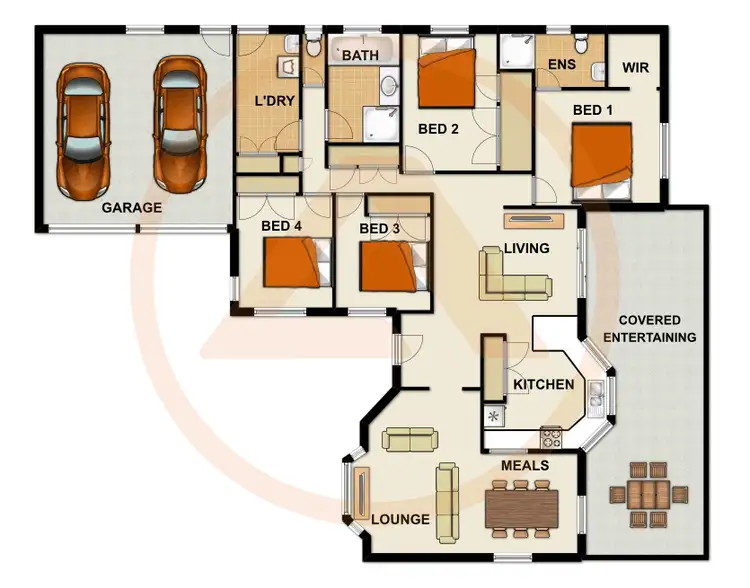 Floorplan of Homely house listing, 69 SOLANDRA CIRCUIT, Regents Park QLD 4118