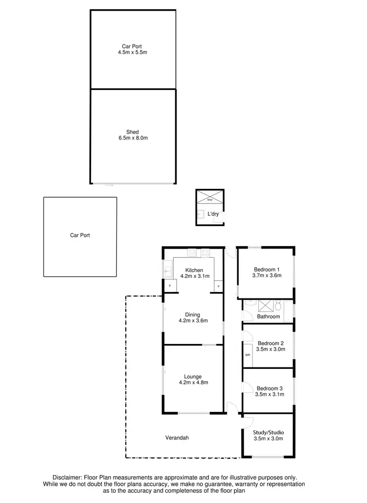 Floorplan of Homely house listing, 71 Greenham Street, Dartmoor VIC 3304