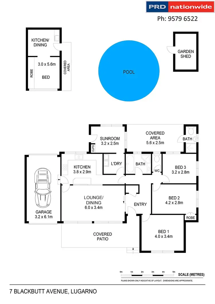 Floorplan of Homely house listing, 7 Blackbutt Avenue, Lugarno NSW 2210