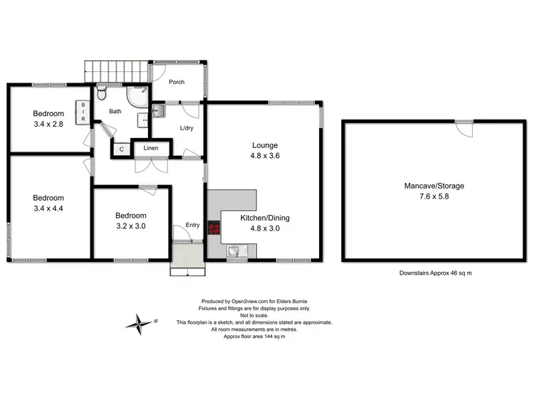 Floorplan of Homely house listing, 128 Payne Street, Acton TAS 7320