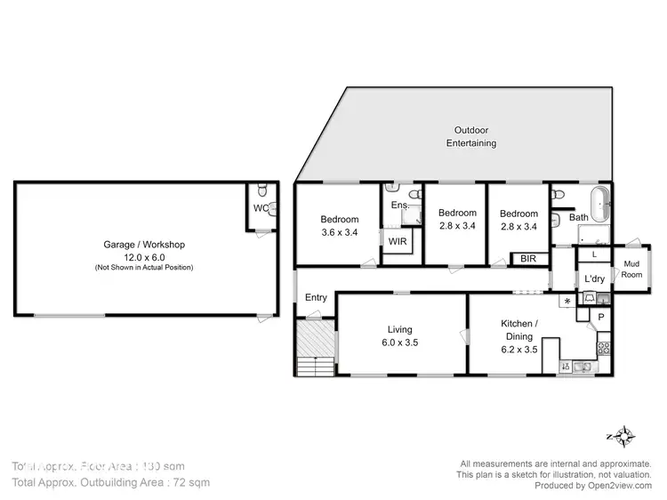 Floorplan of Homely house listing, 194 Redwood Road, Kingston TAS 7050