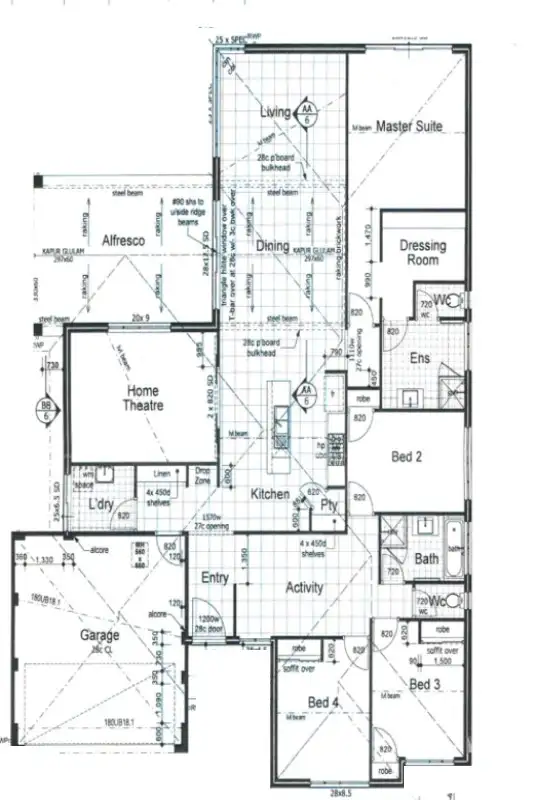 Floorplan of Homely house listing, 16 Sorbello Circuit, Southern River WA 6110