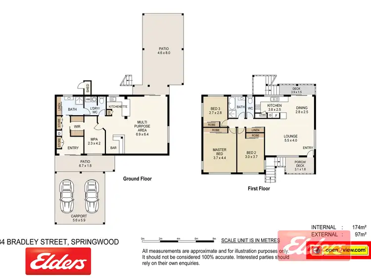 Floorplan of Homely house listing, 34 Bradley Street, Springwood QLD 4127