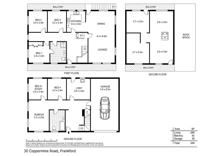 Floorplan of Homely house listing, 30 Coppermine Road, Frankford TAS 7275